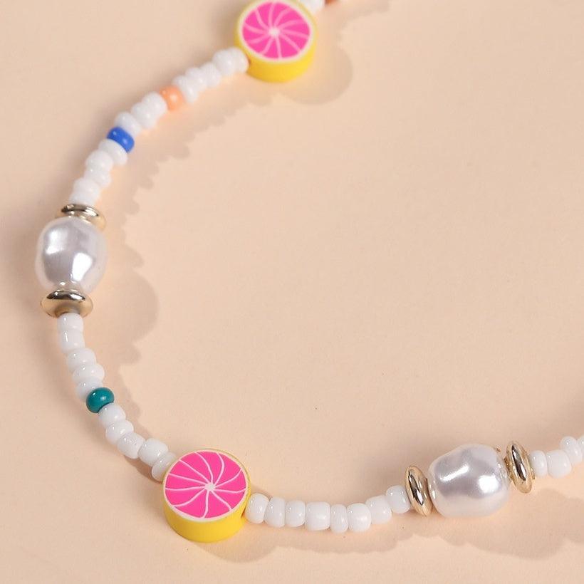 Necklace, FRENCH RIVIERA|Santorini - colorful summer necklace