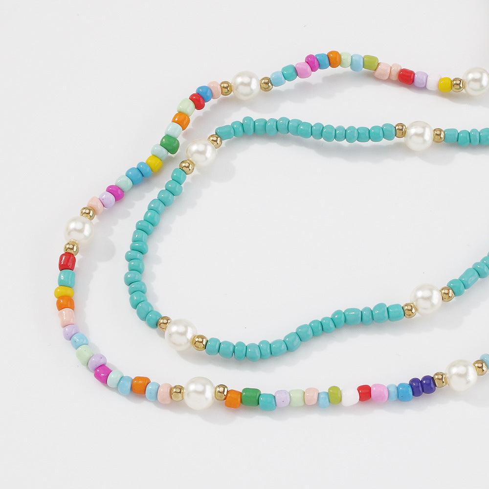 Necklace set, FRENCH RIVIERA|Kinley -pack of two summer necklaces