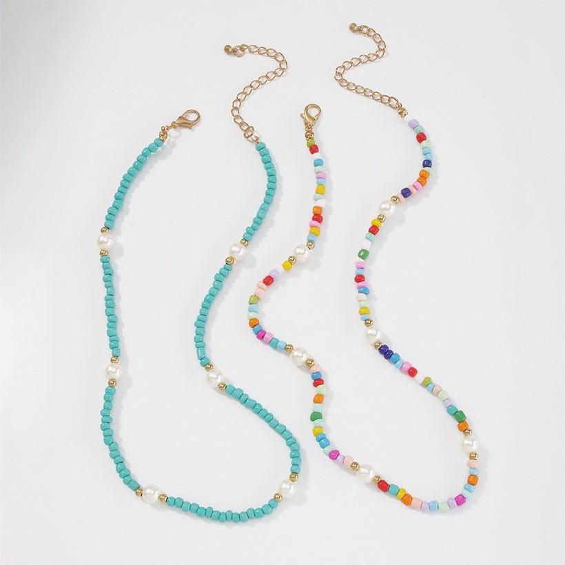 Necklace set, FRENCH RIVIERA|Kinley -pack of two summer necklaces