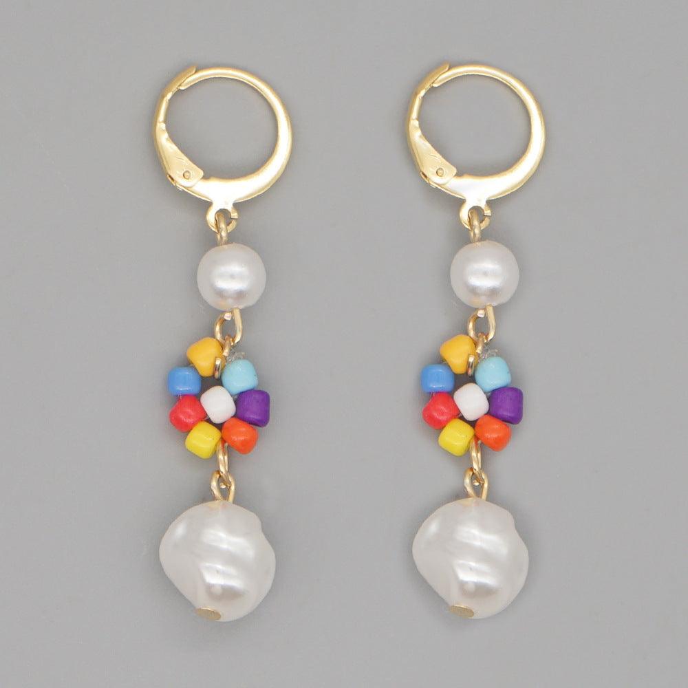 Earrings, FRENCH RIVIERA|Sunny multi-colored flower earrings