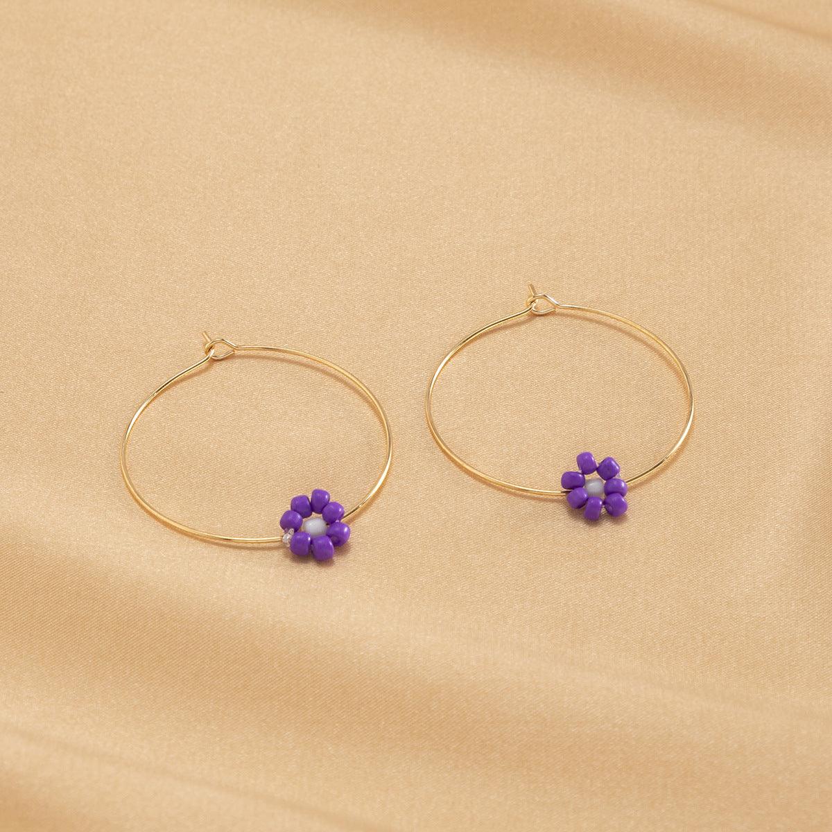 Earrings, FRENCH RIVIERA|Millie flower earrings