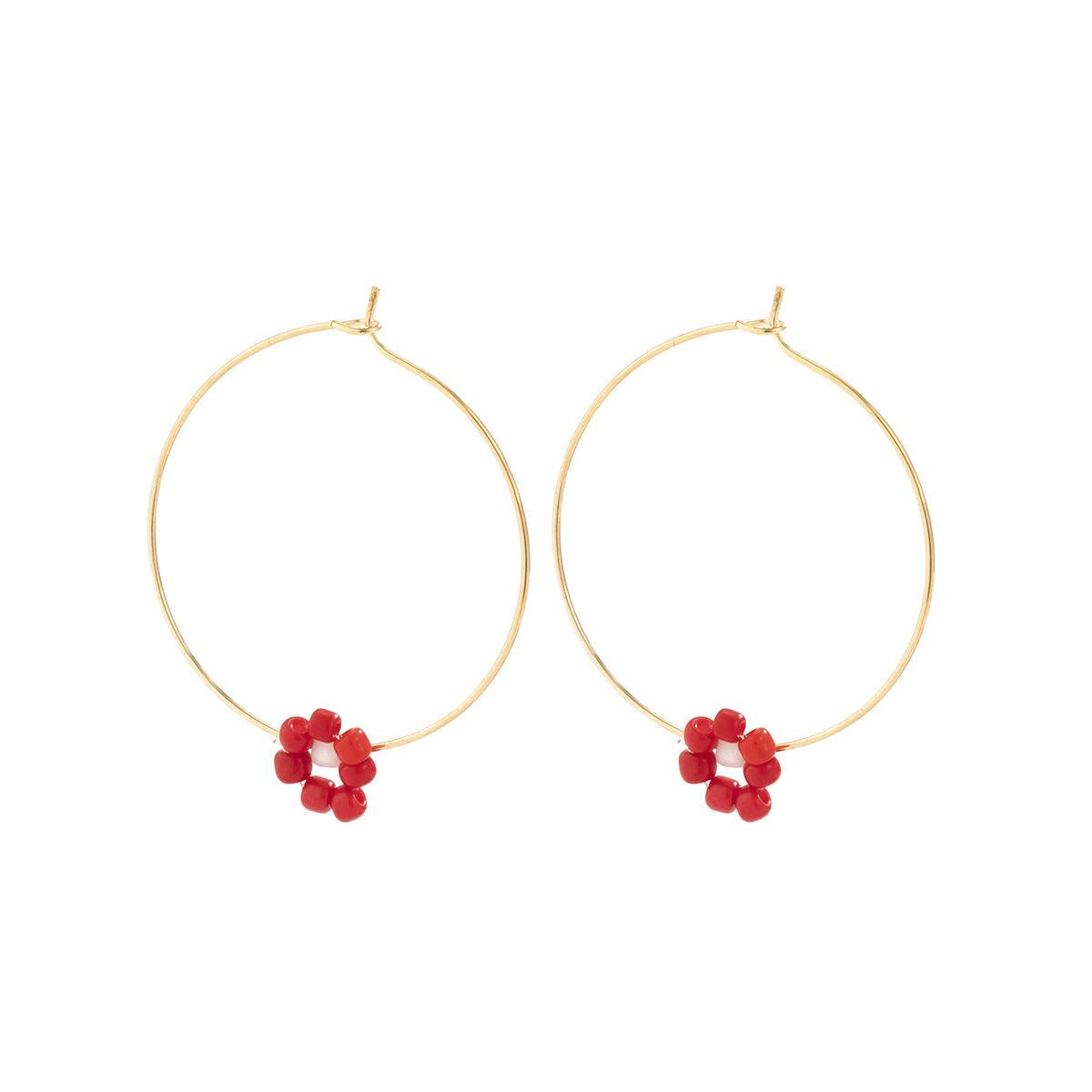 Earrings, FRENCH RIVIERA|Millie flower earrings