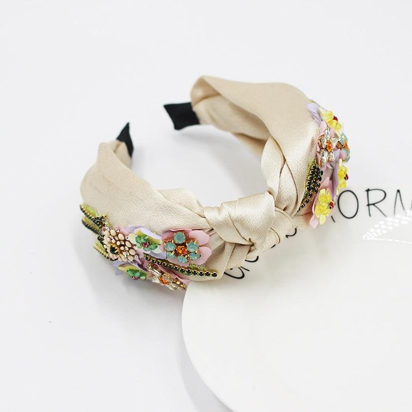 Headband|SUGAR SUGAR, Summertime Nora satin flower headband