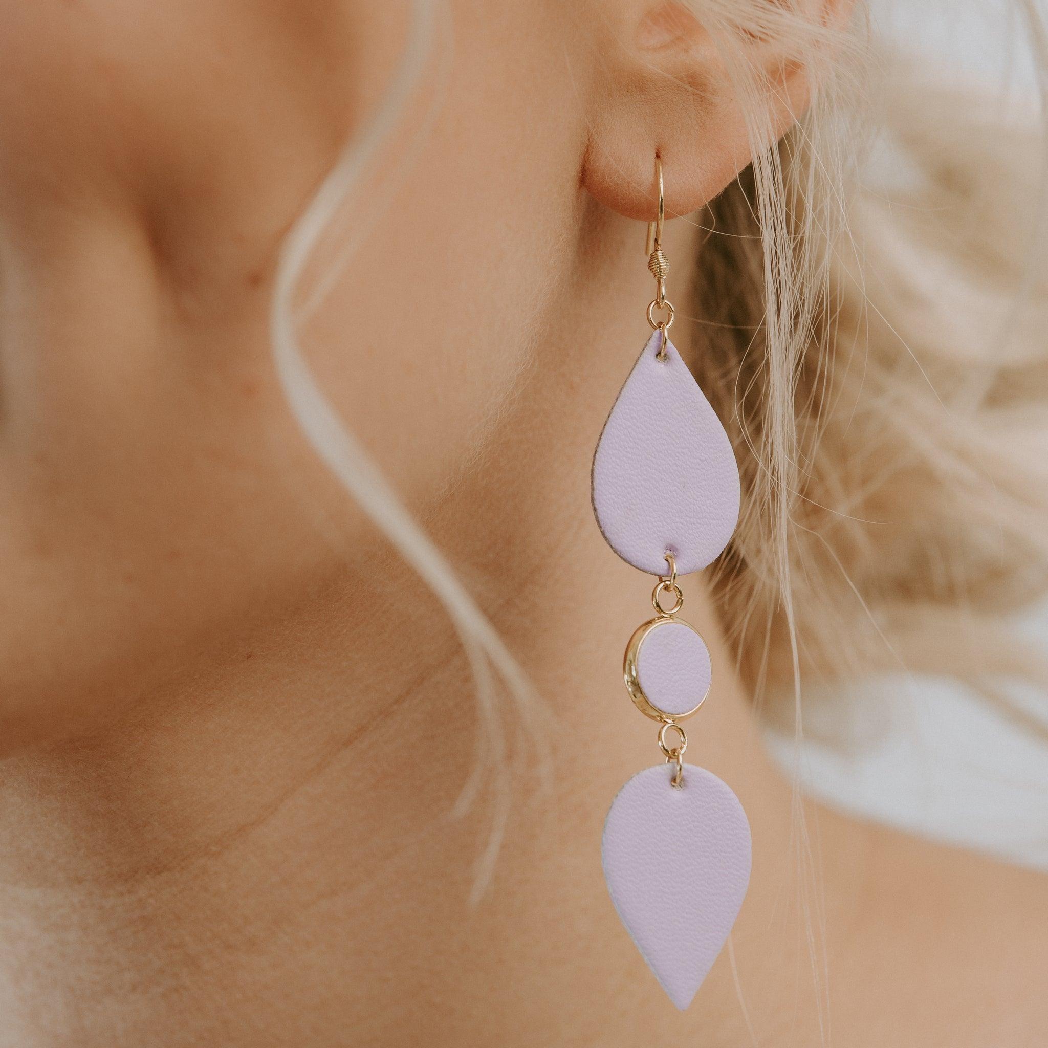 LEMPI earrings, Dream (lavender)