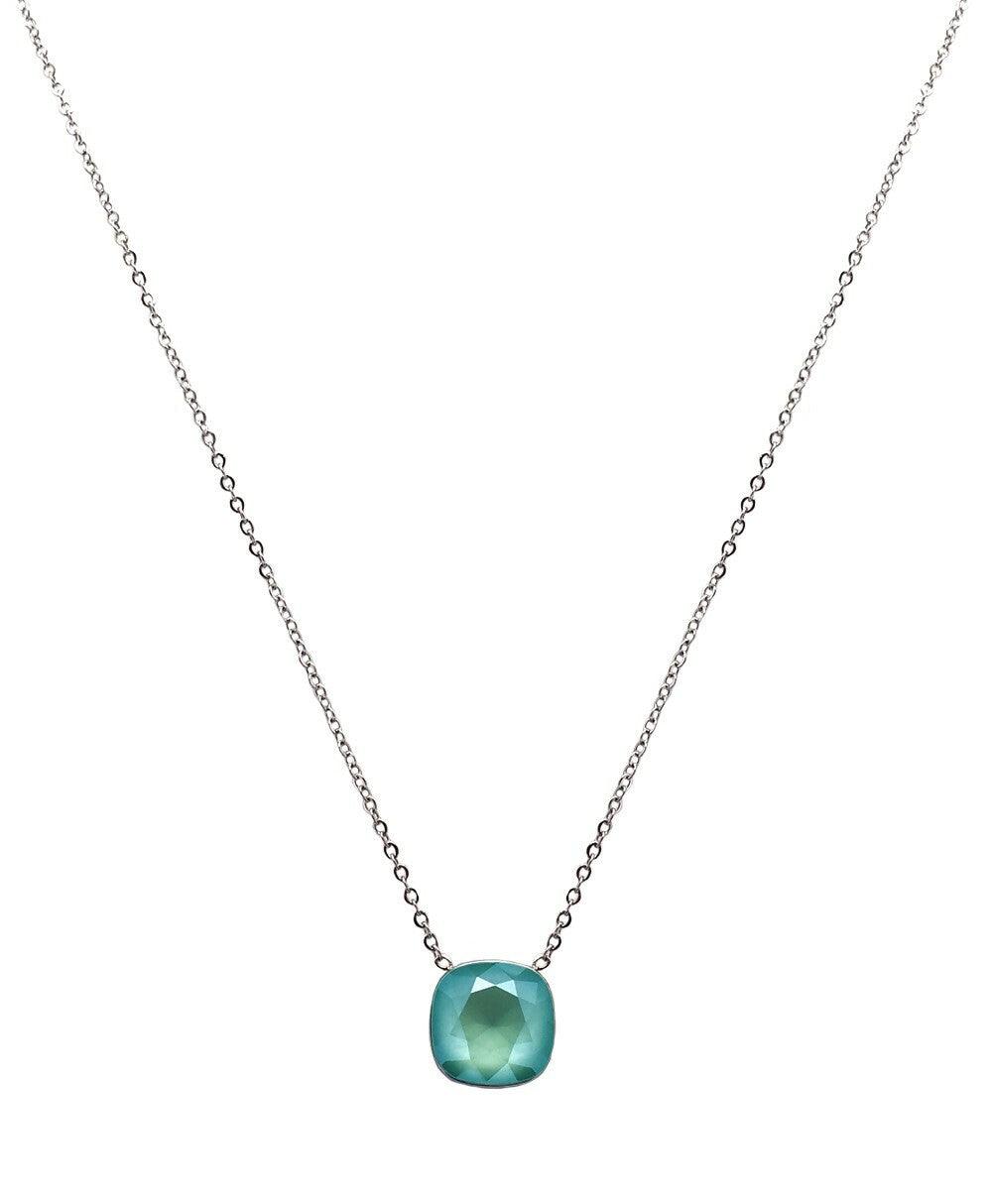 Necklace, BOHM PARIS|Collier Bea - teal/silver