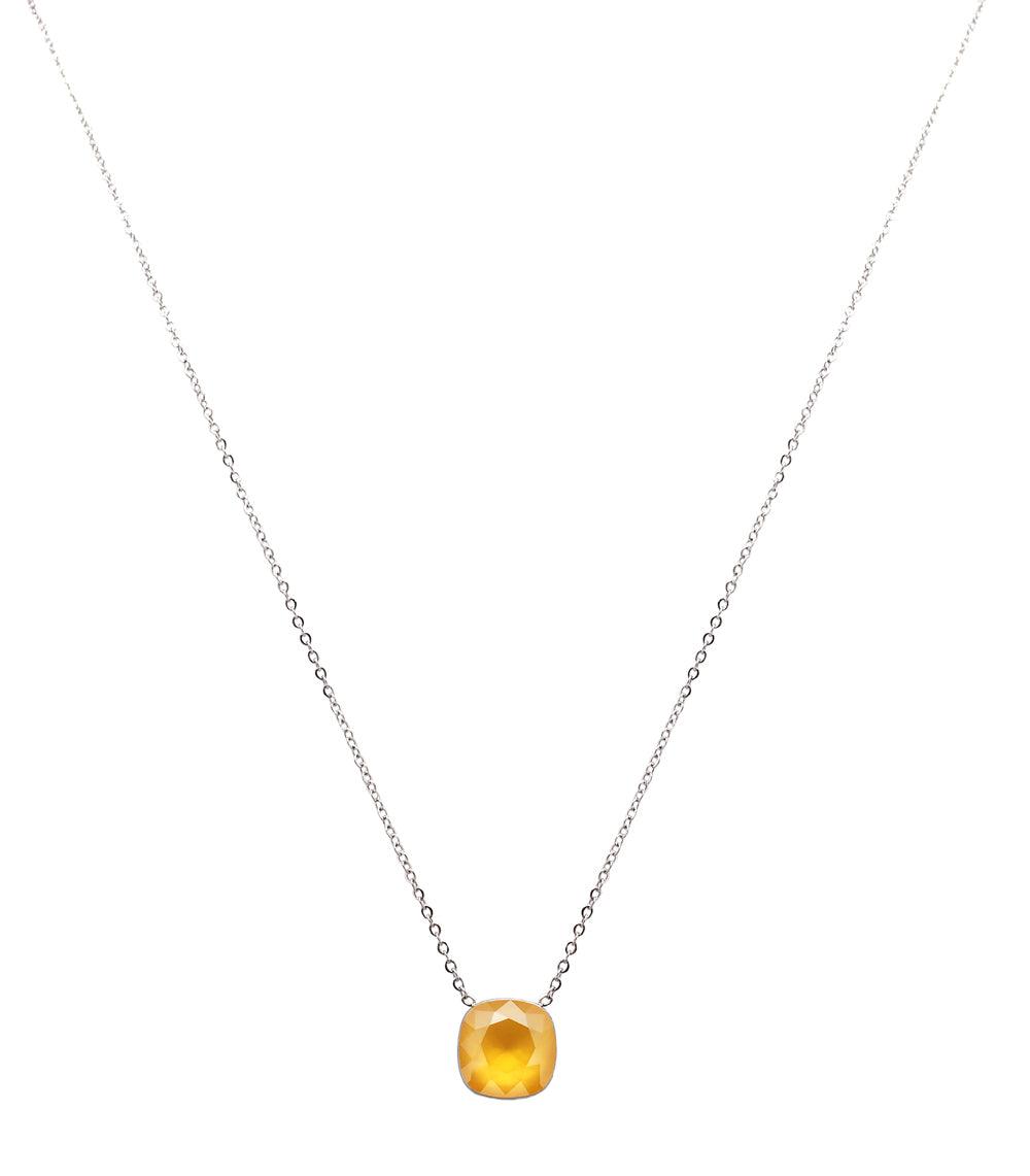 Necklace, BOHM PARIS|Collier Bea -yellow/silver