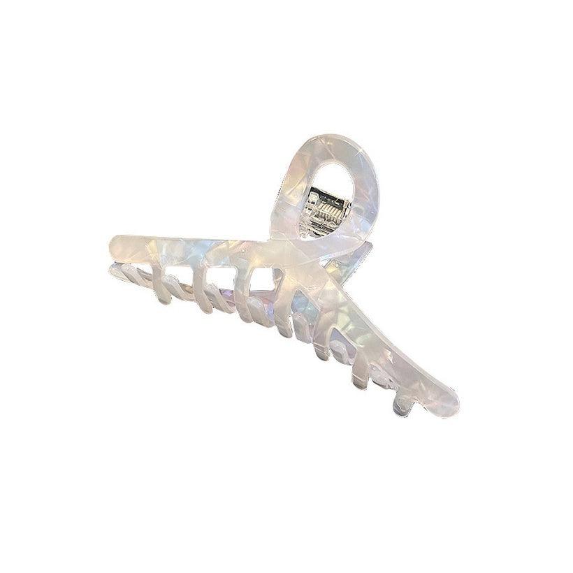 Hair clip, shark tooth|SUGAR SUGAR, White pearl