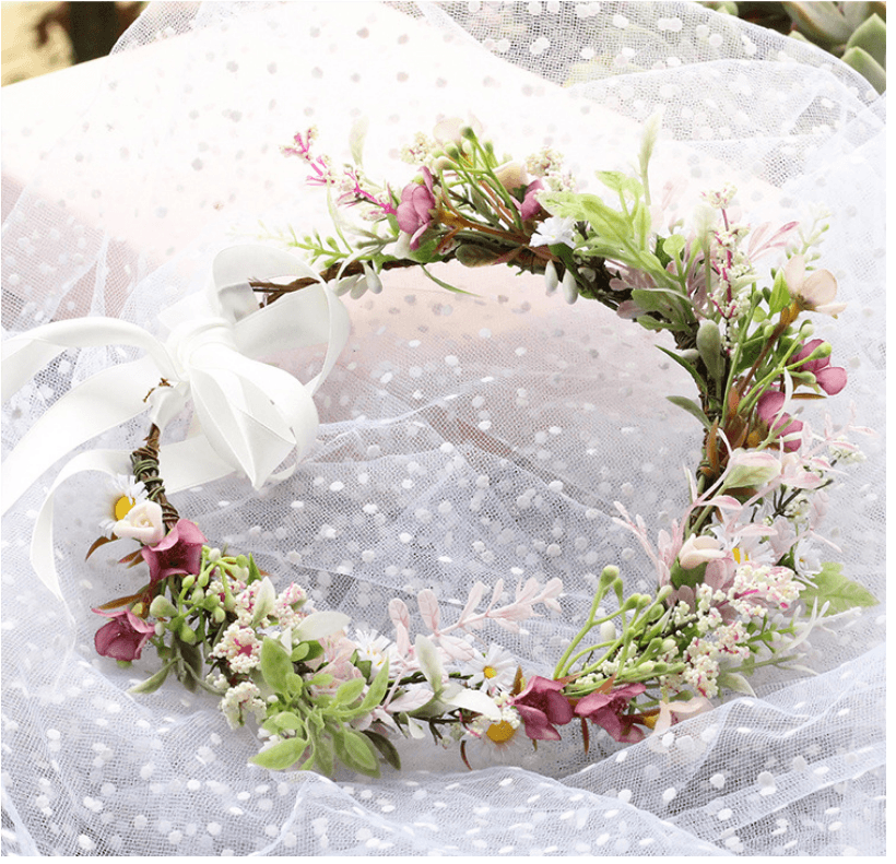 Flower crown | SUGAR SUGAR, Love Meadow white flower headband