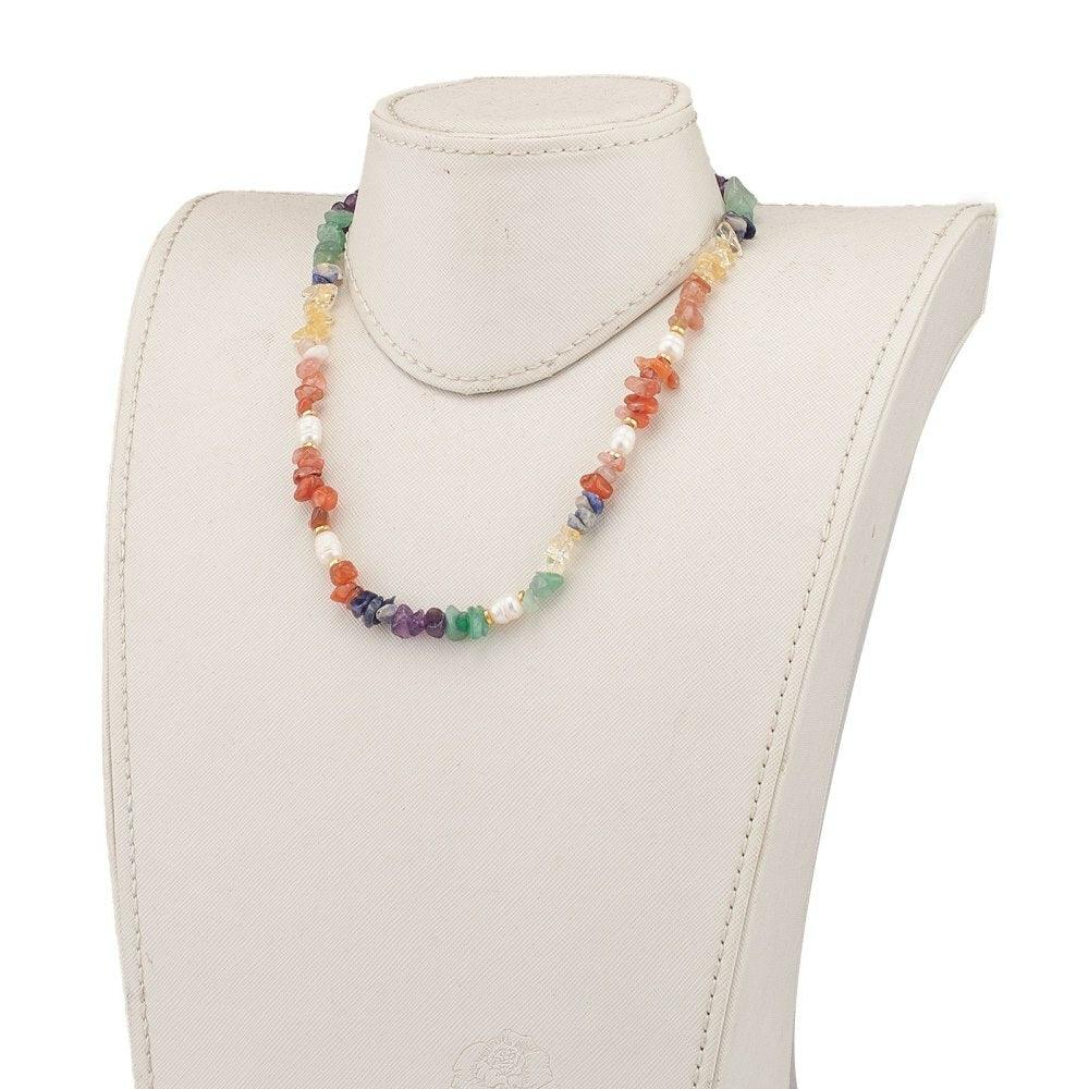 Necklace, NATURE COLLECTION|Chakra natural stone necklace