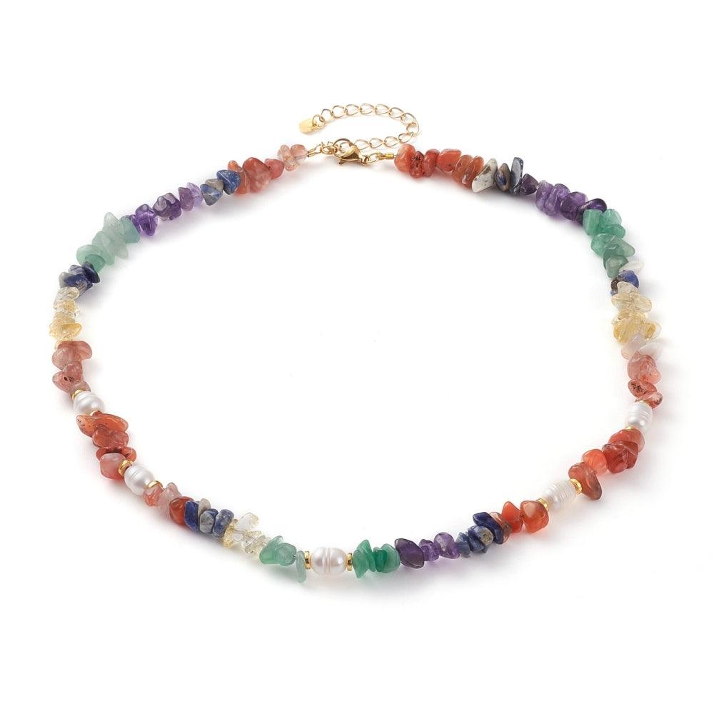 Necklace, NATURE COLLECTION|Chakra natural stone necklace