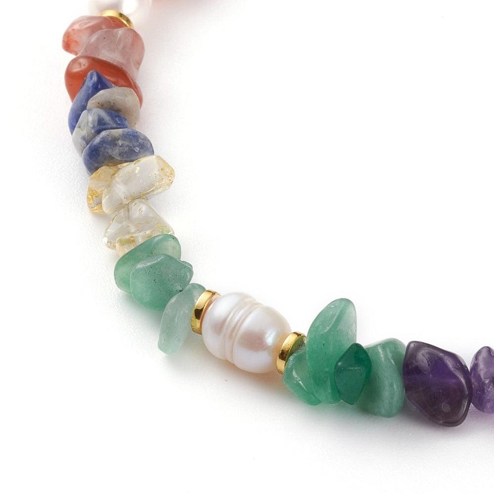 Necklace, NATURE COLLECTION|Chakra natural stone necklace