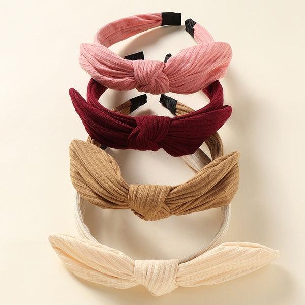 Headband|SUGAR SUGAR, Autumn Bow ribbed bow headband