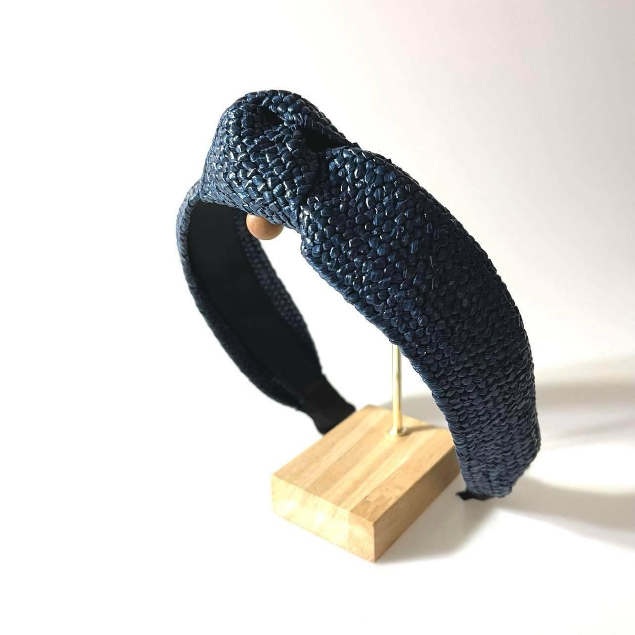 Headband|SUGAR SUGAR, Blue Rattan Knot