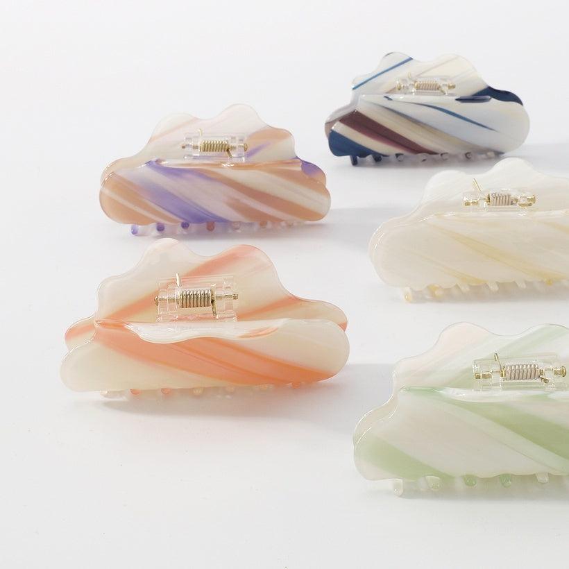 Hair clip|SUGAR SUGAR, Cloud Clip -light green shark tooth