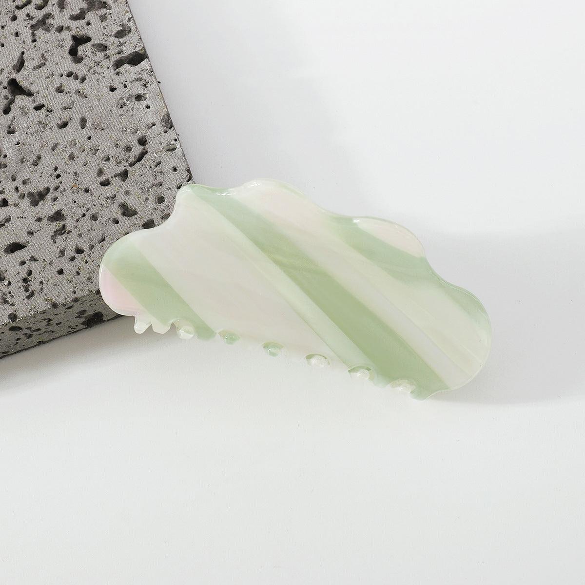 Hair clip|SUGAR SUGAR, Cloud Clip -light green shark tooth