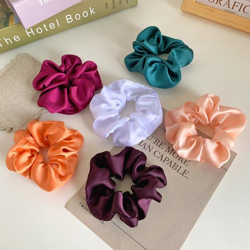 Scrunchie|SUGAR SUGAR, Satin Scrunchie - medium satin donut