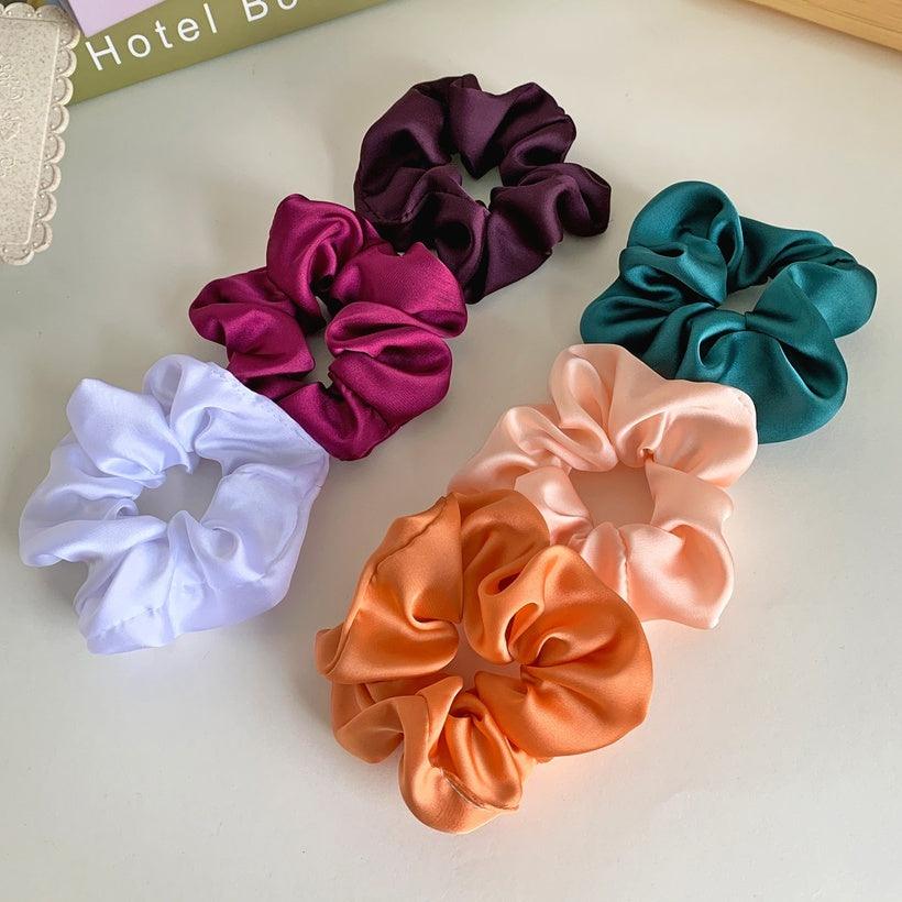 Scrunchie|SUGAR SUGAR, Satin Scrunchie - medium satin donut