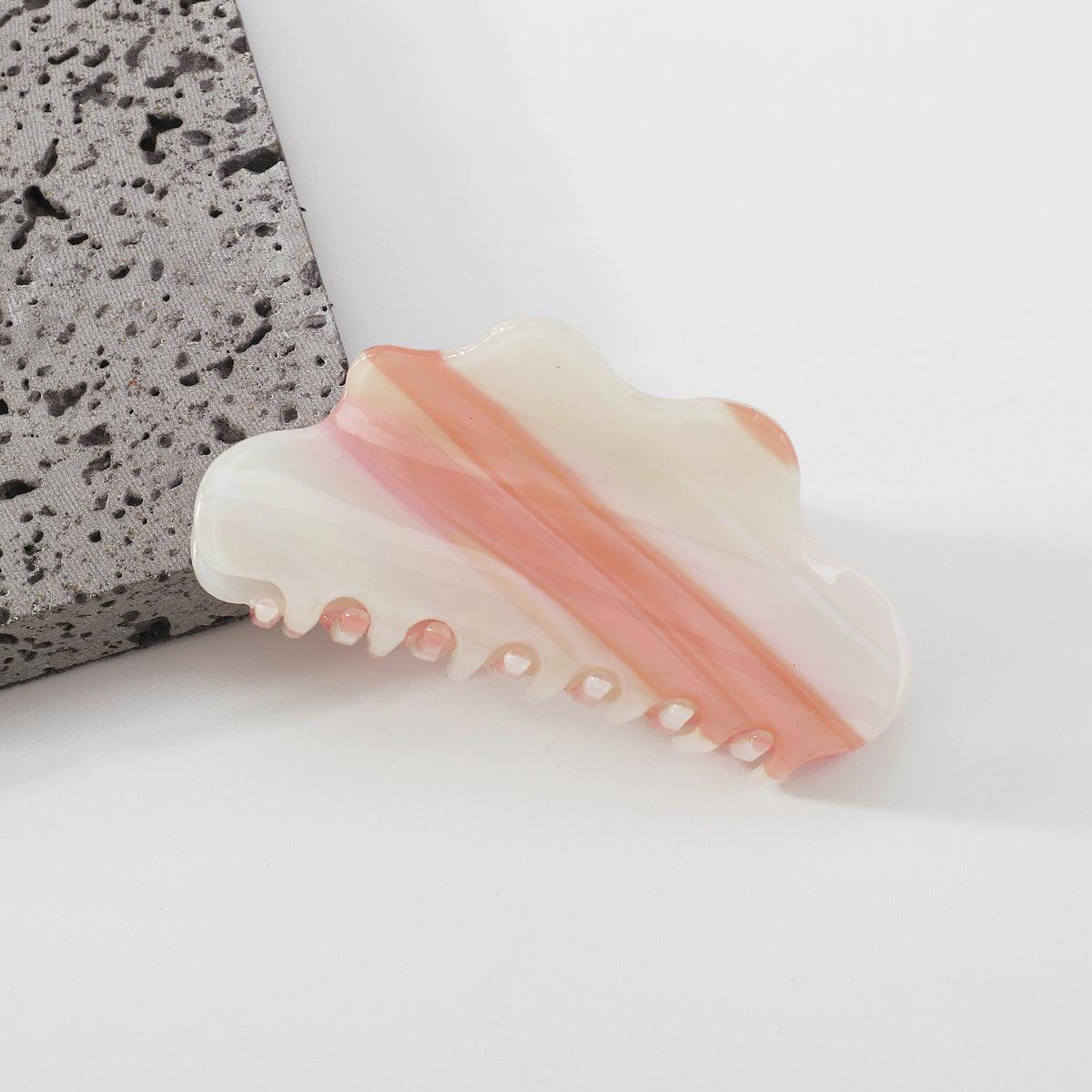 Hair clip|SUGAR SUGAR, Cloud Clip - peach shark tooth