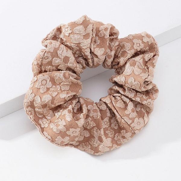 Scrunchie|SUGAR SUGAR, Flowers -light brown hair donut