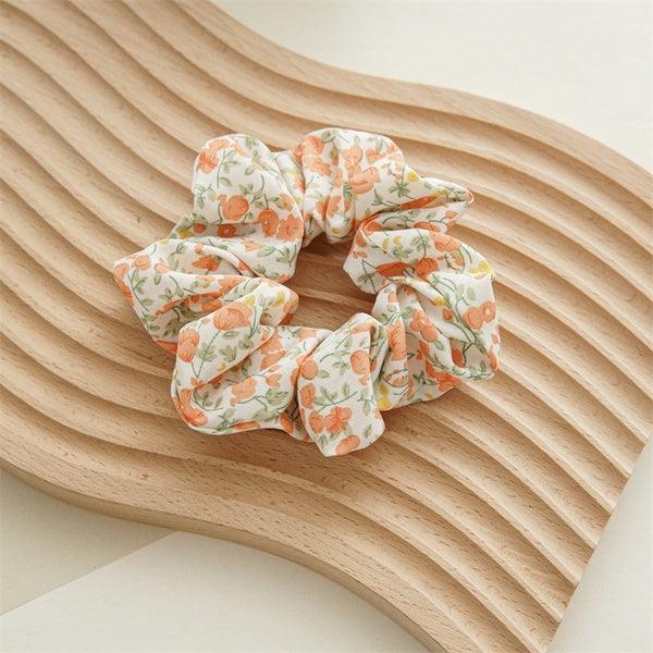 Scrunchie|SUGAR SUGAR, Autumn Flowers floral hair donut