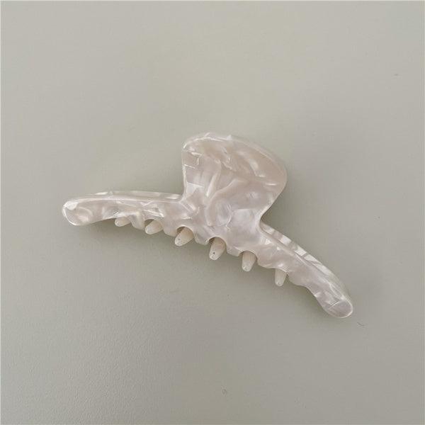 Hair clip|SUGAR SUGAR, Small Shimmer Clip -white shark tooth