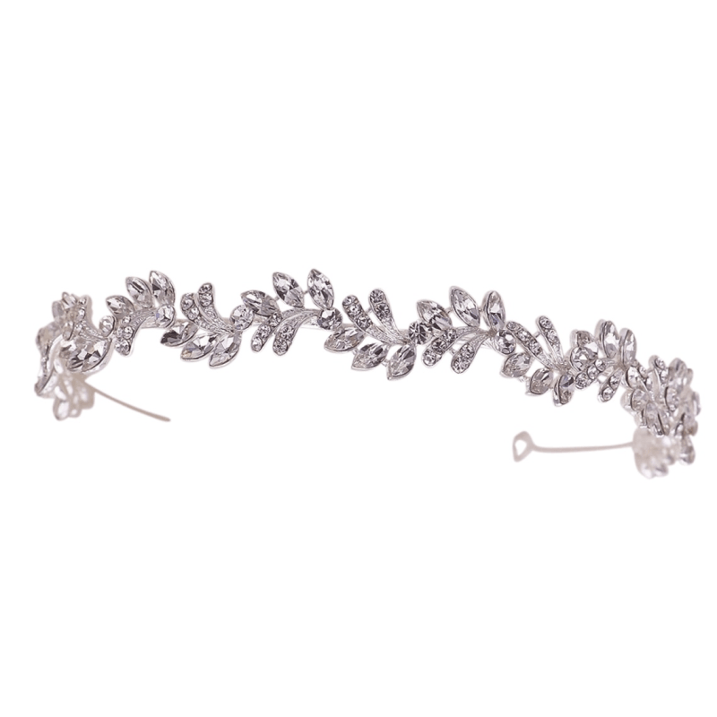 Hair accessory, ATHENA BRIDAL|Eleanor Headband -silver-colored party headband