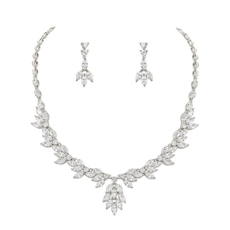 Crystal jewelry set, ATHENA BRIDAL|Luxury Necklace Set