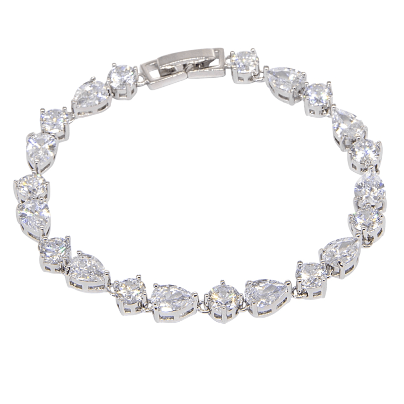 Bracelet, ATHENA BRIDAL | Classic Bracelet -crystal drop bracelet