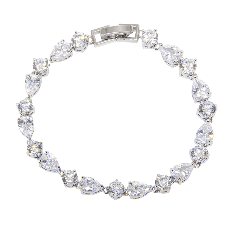 Bracelet, ATHENA BRIDAL | Classic Bracelet -crystal drop bracelet