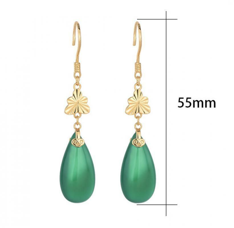 Korvakorut, FRENCH RIVIERA|Green Vintage Earrings -vihreät korvakorut