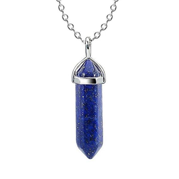 NATURE COLLECTION|Lapis Lazuli Necklace -lapis lazuli natural stone jewelry