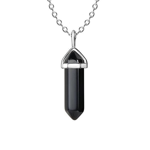 NATURE COLLECTION|Obsidian Necklace -obsidiaani luonnonkivikoru