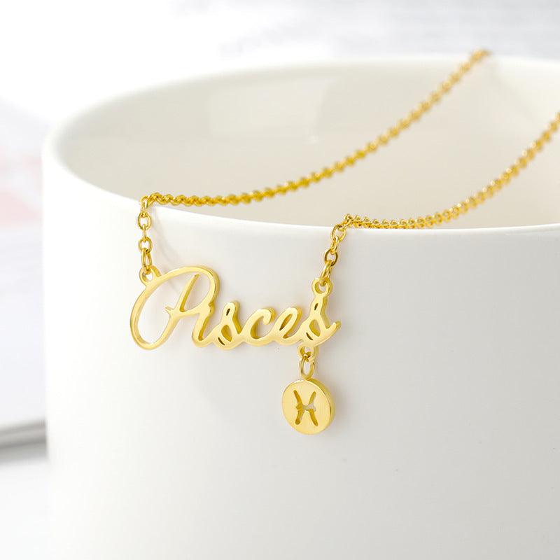 FRENCH RIVIERA| Horoscope necklace made of surgical steel