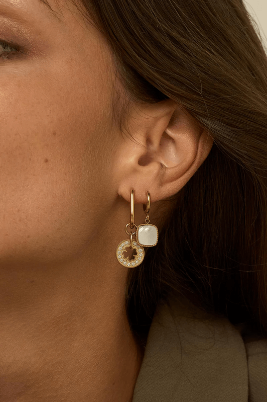 Earrings, BOHM PARIS|Boucles Chloefina pearl earrings