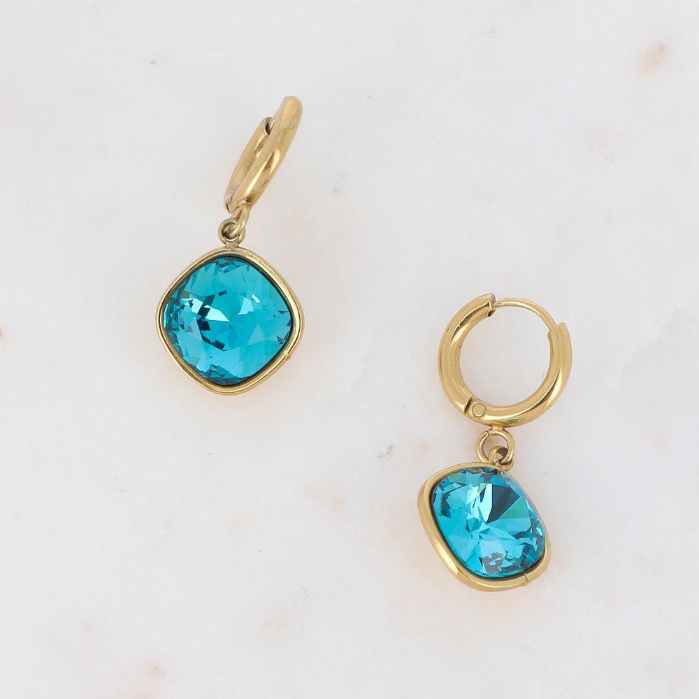 Korvakorut, BOHM PARIS|Boucles Léa -indicolite turkoosi