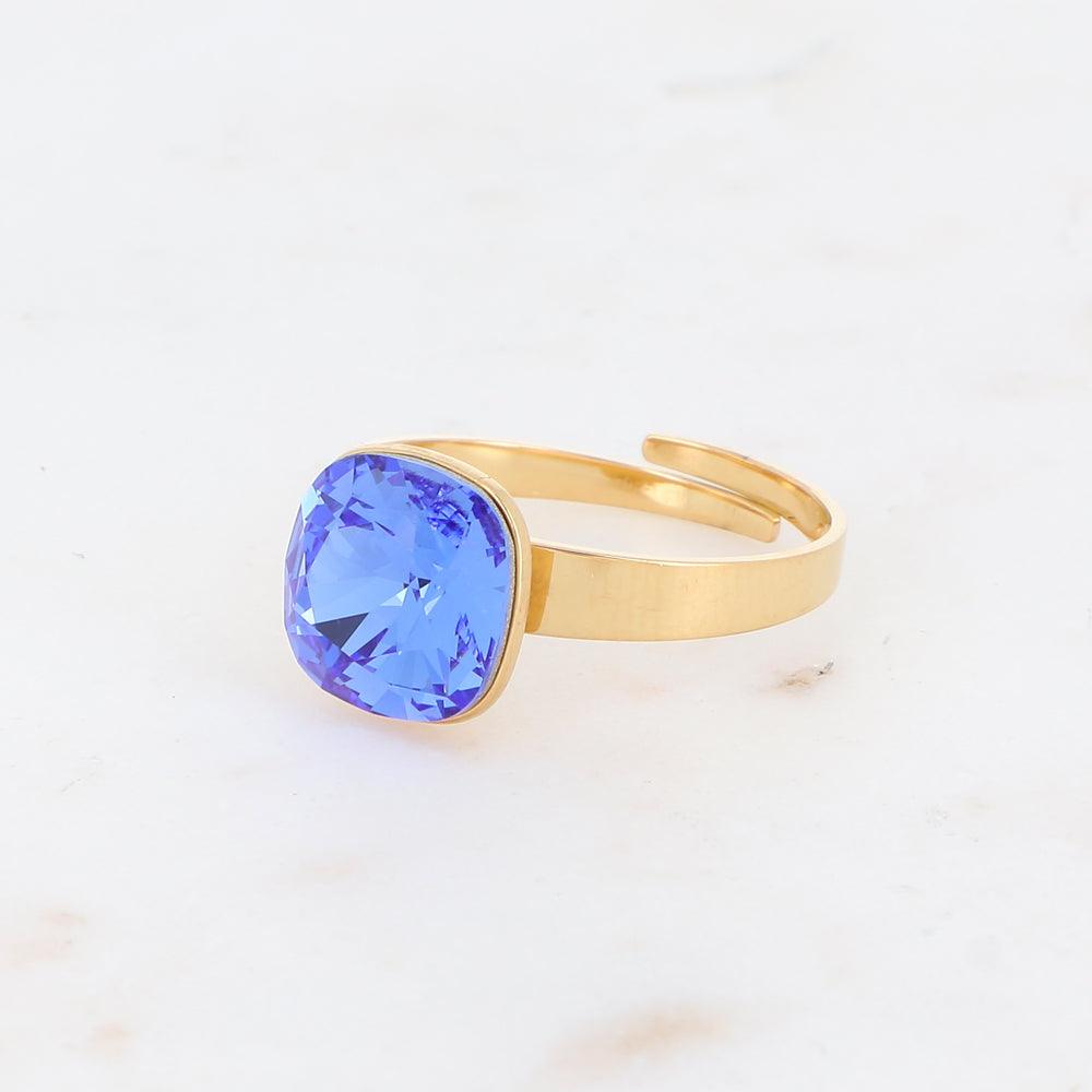 Ring, BOHM PARIS|Bague Bea -blue/gold