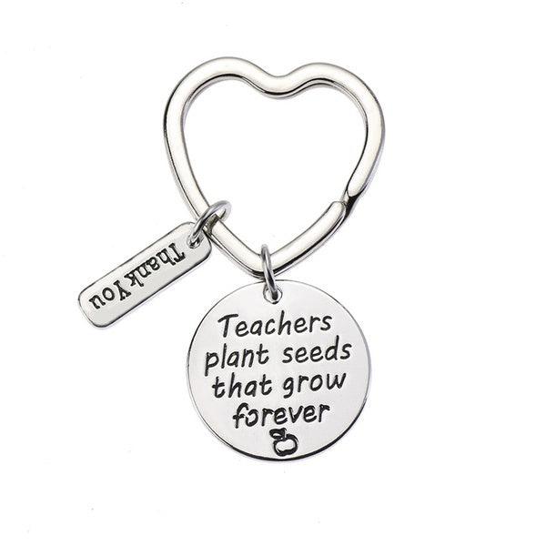 Keychain, Teachers Plant Seeds keychain for teacher