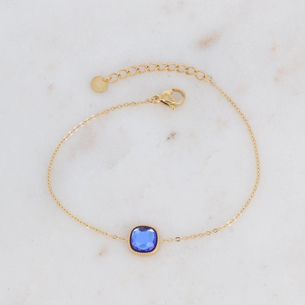 Bracelet, BOHM PARIS|Bracelet Celine -blue crystal bracelet