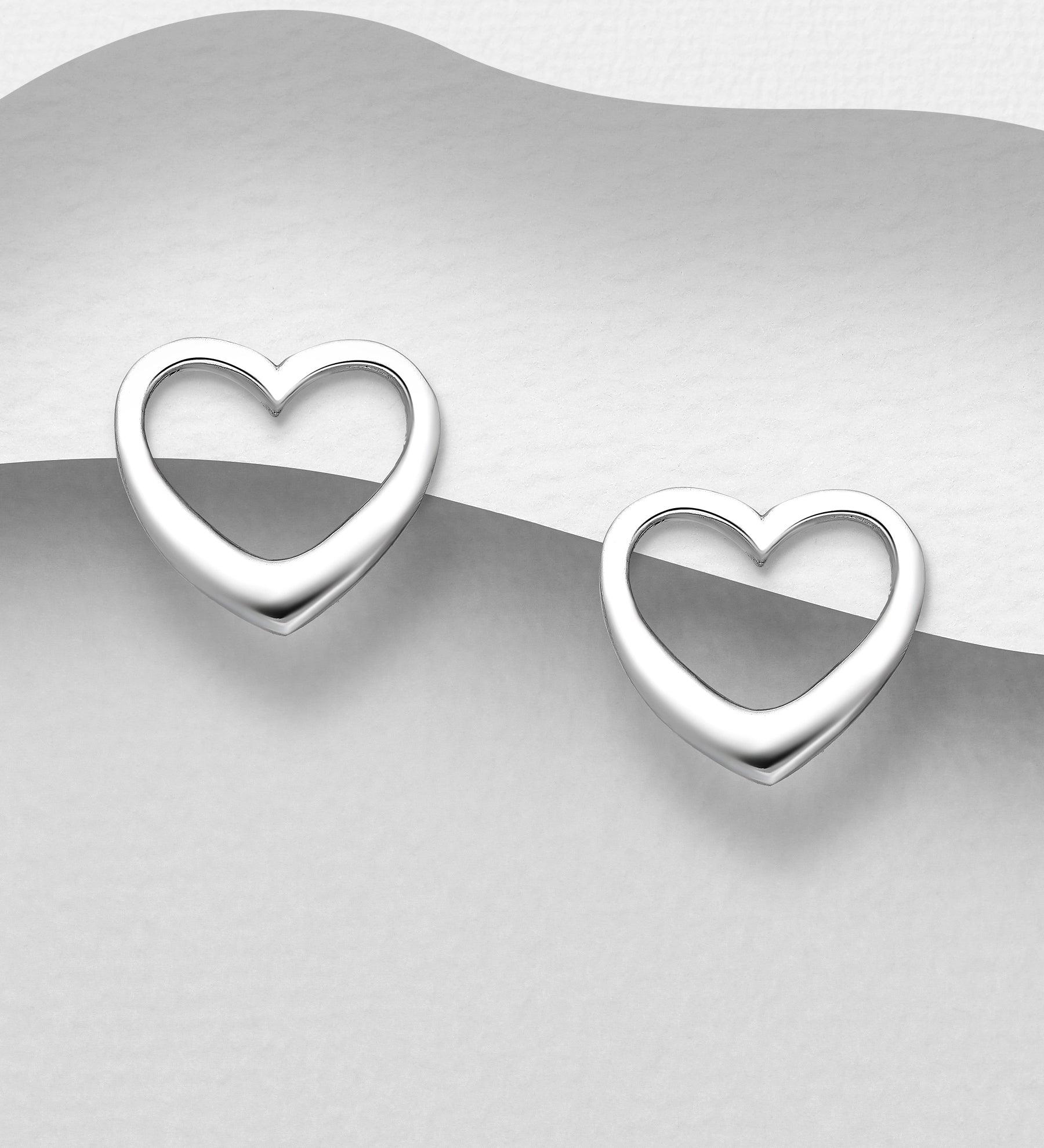 PREMIUM COLLECTION|Lempi silver heart buttons