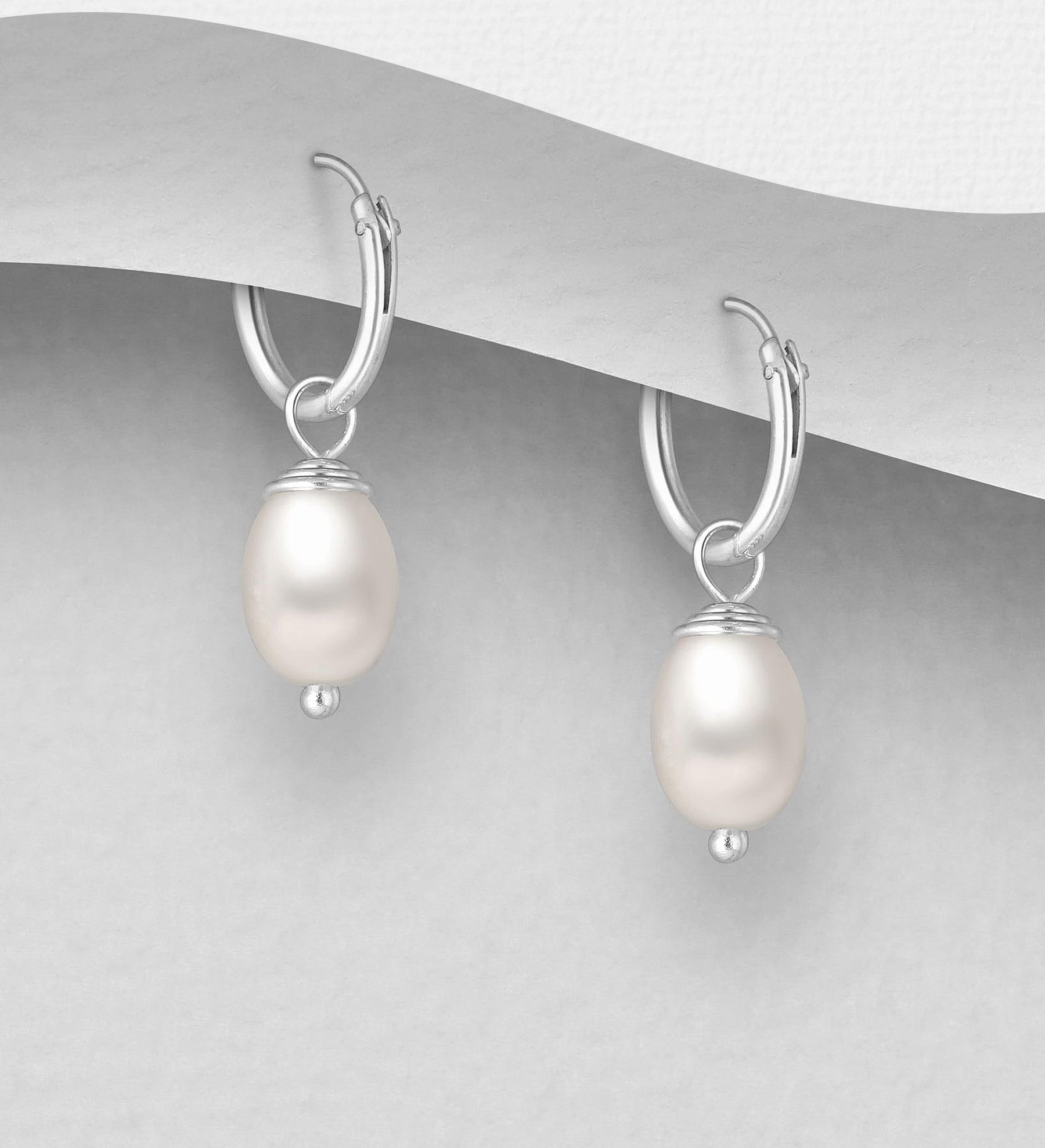 PREMIUM COLLECTION|Pearl -2 in 1 silver rings with freshwater pearl