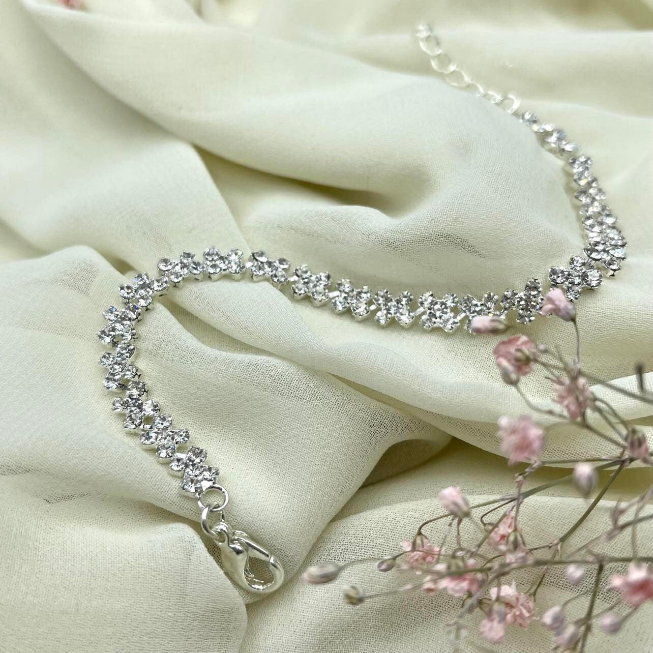 Bracelet, ROMANCE|Simple Beauty rhinestone bracelet