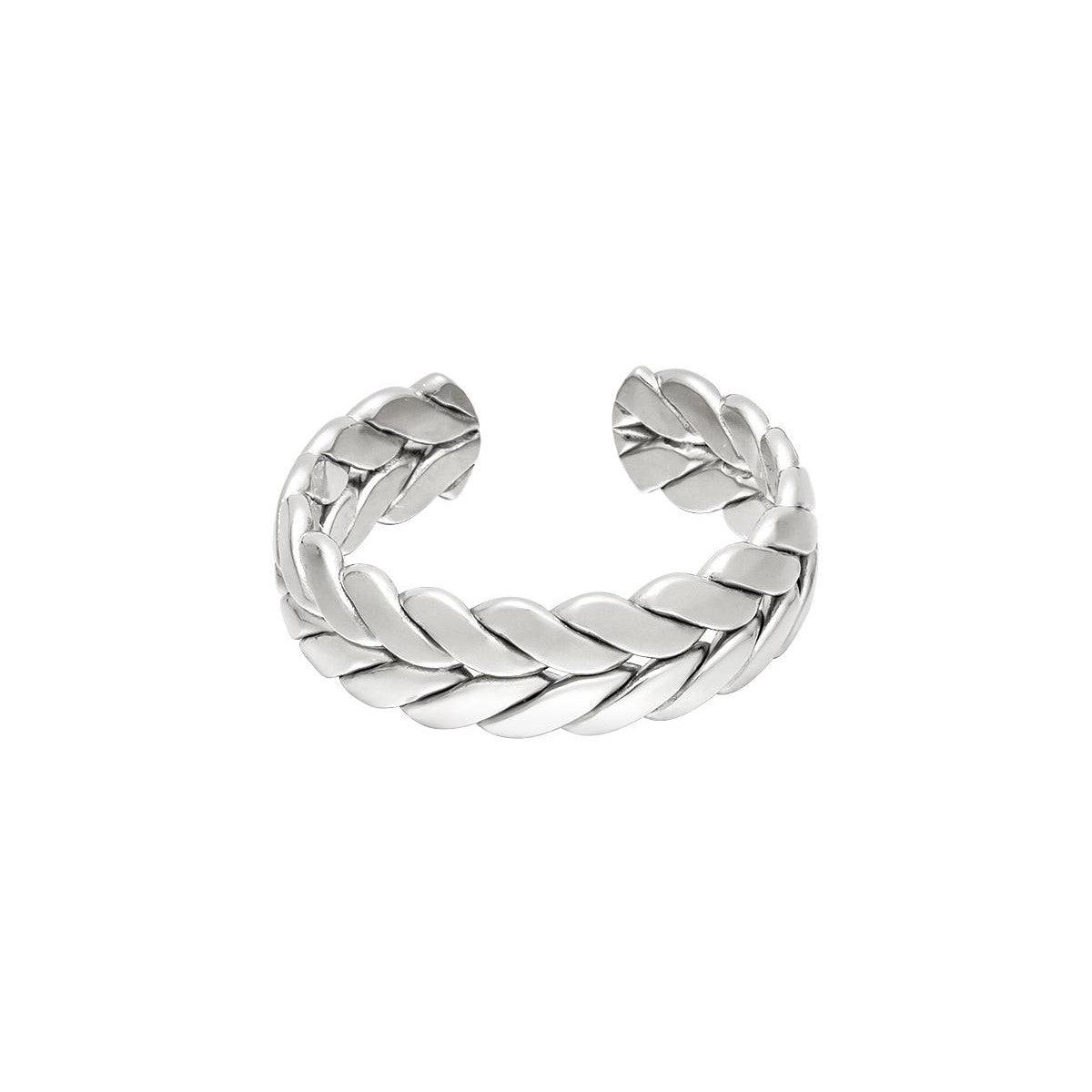 FRENCH RIVIERA | Maple Ring - surgical steel ring (silver)