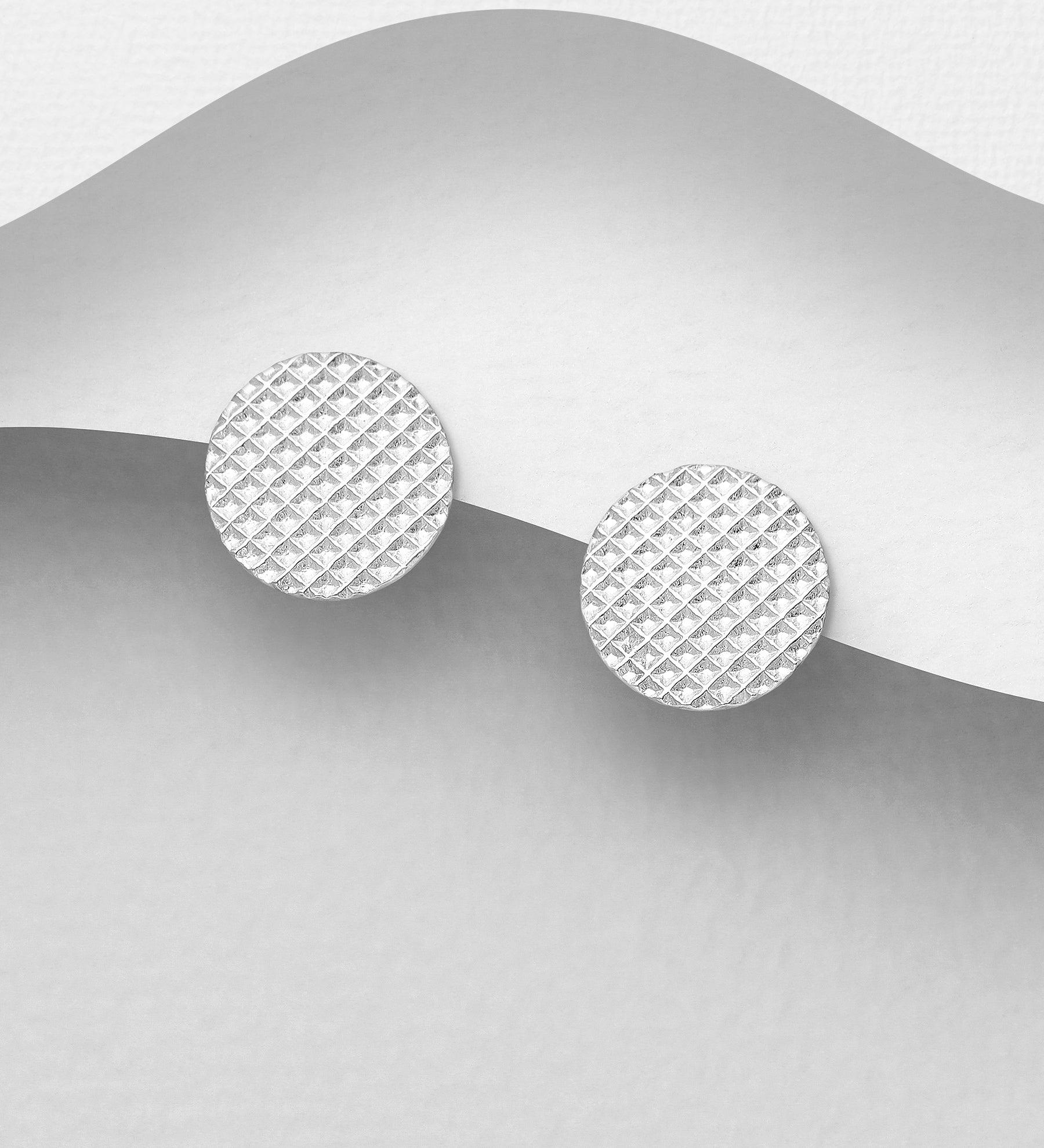 PREMIUM COLLECTION|My silver cross stud earrings