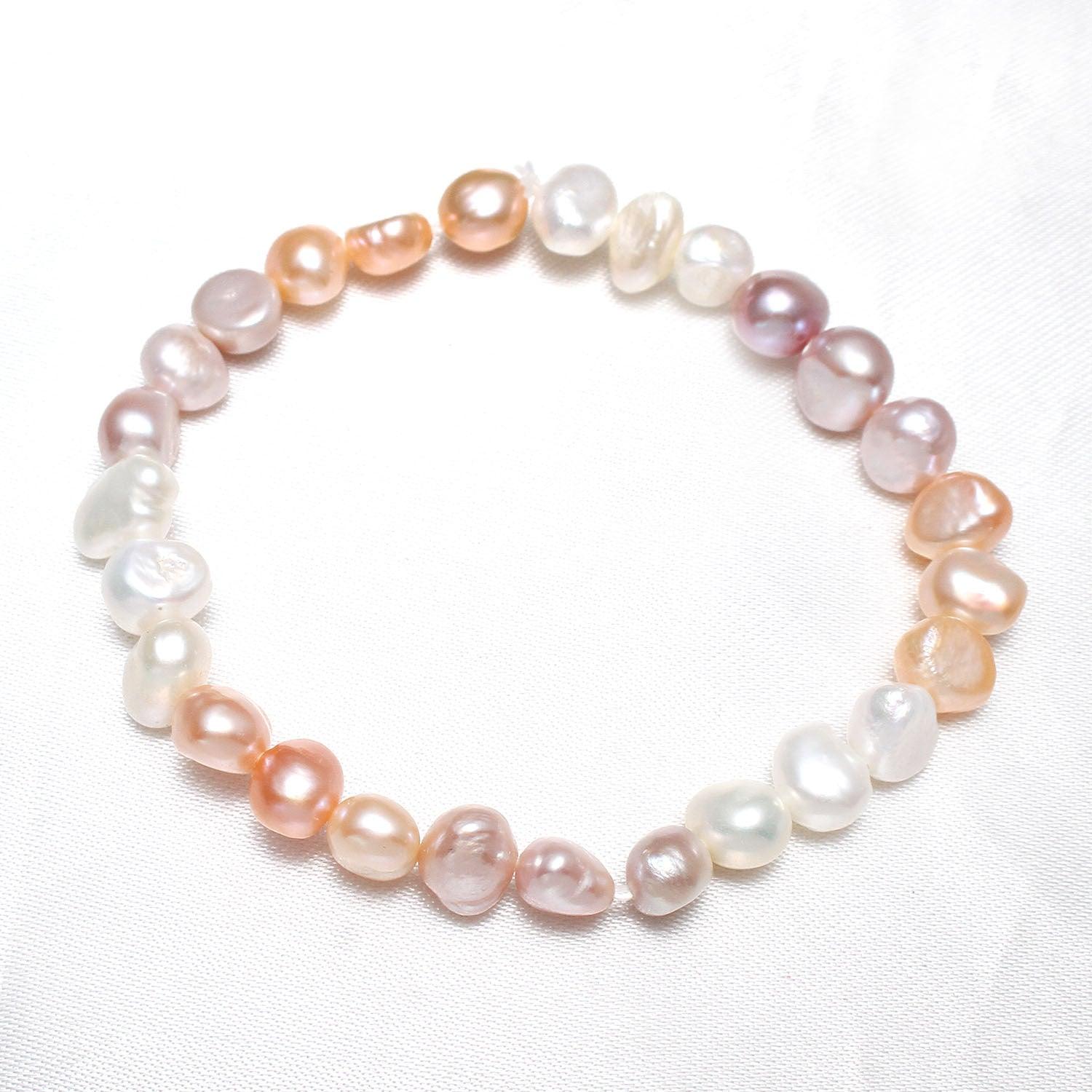 Bracelet, FRENCH RIVIERA|Lise multi-tone pearl bracelet