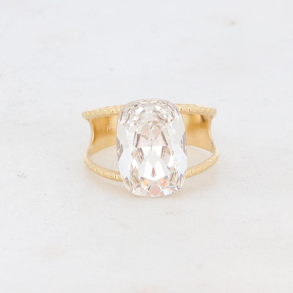 Ring, BOHM PARIS|Bague Rosie -clear crystal ring