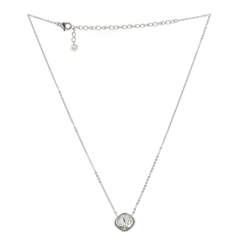 Necklace, BOHM PARIS|Collier Léa -clear crystal necklace (silver)