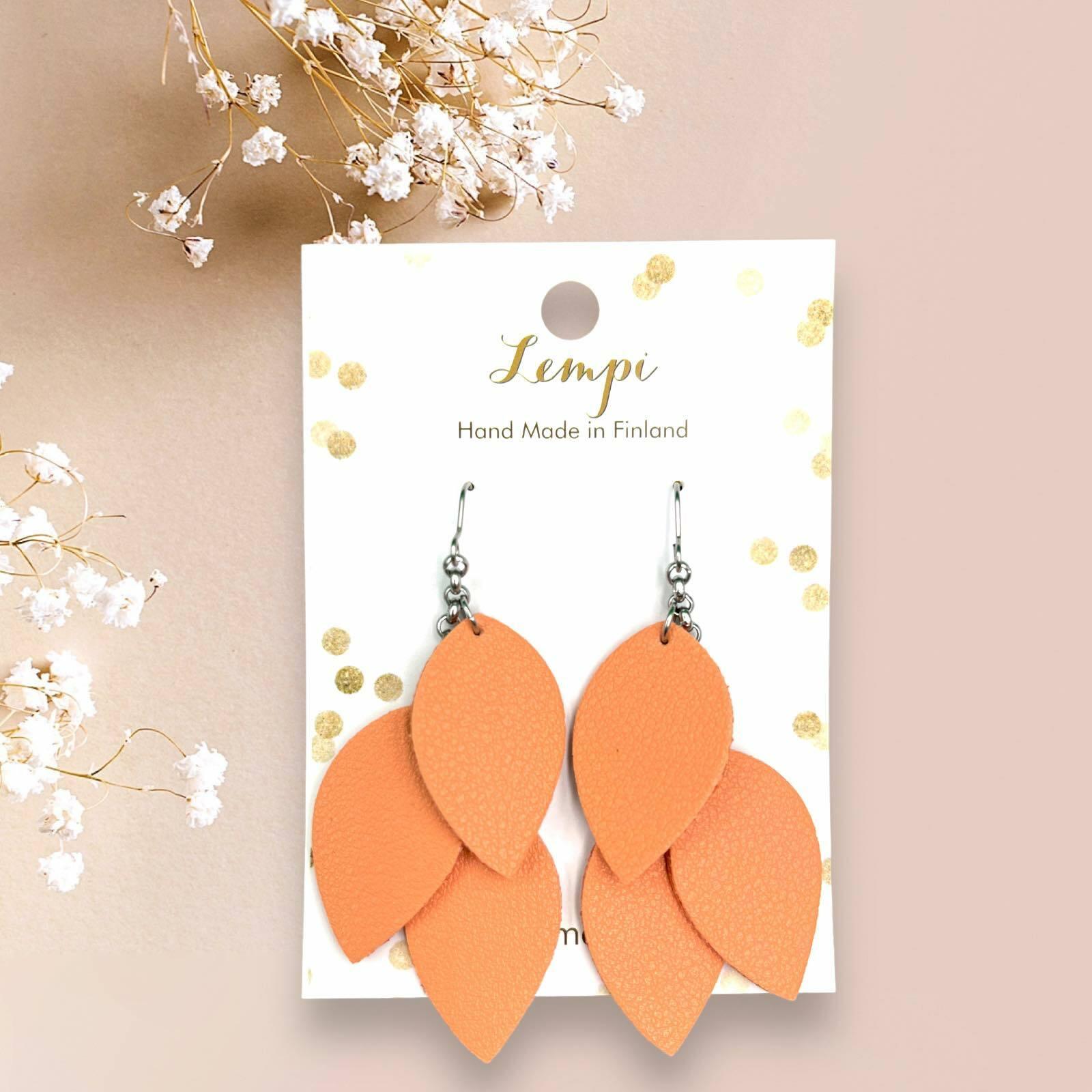 LEMPI earrings, Little Grain (peach)