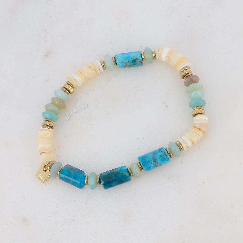 BOHM PARIS | Bracelet Taïssia -turquoise natural stone bracelet