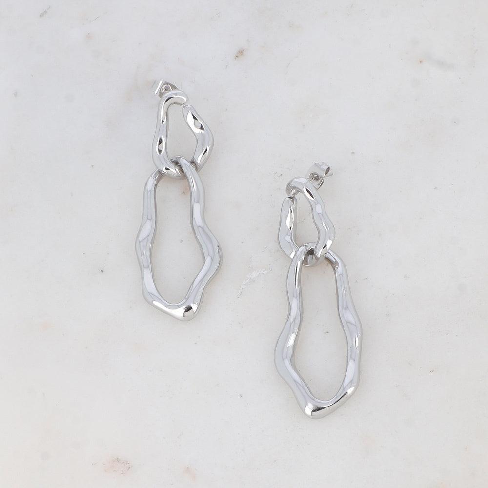 BOHM PARIS|Boucles Tayzen silver-tone dangle earrings