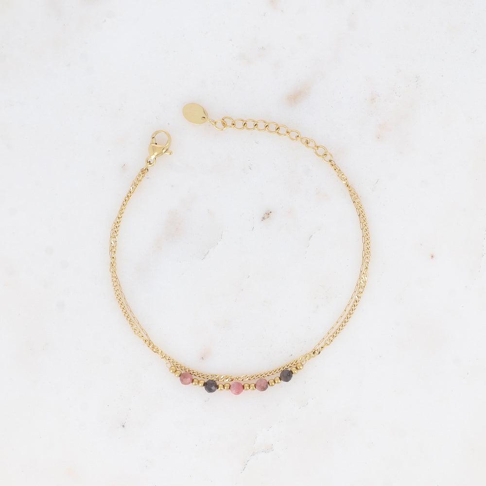 BOHM PARIS|Bracelet Maximilien -rhodonite bracelet